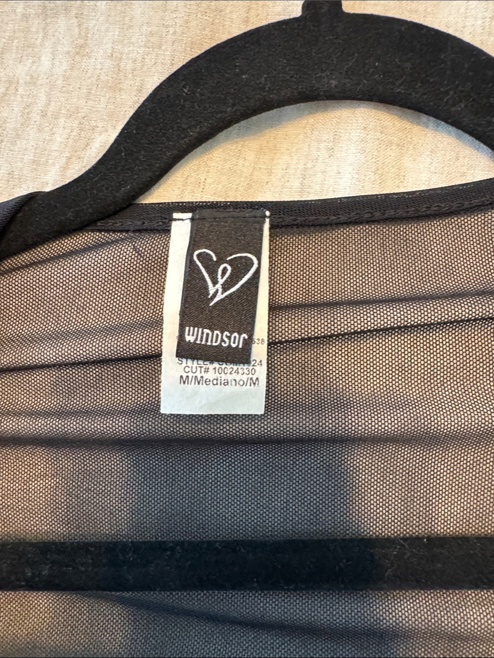 Windsor Black Sheer Mesh Cropped Bolero - Picture 3 of 9